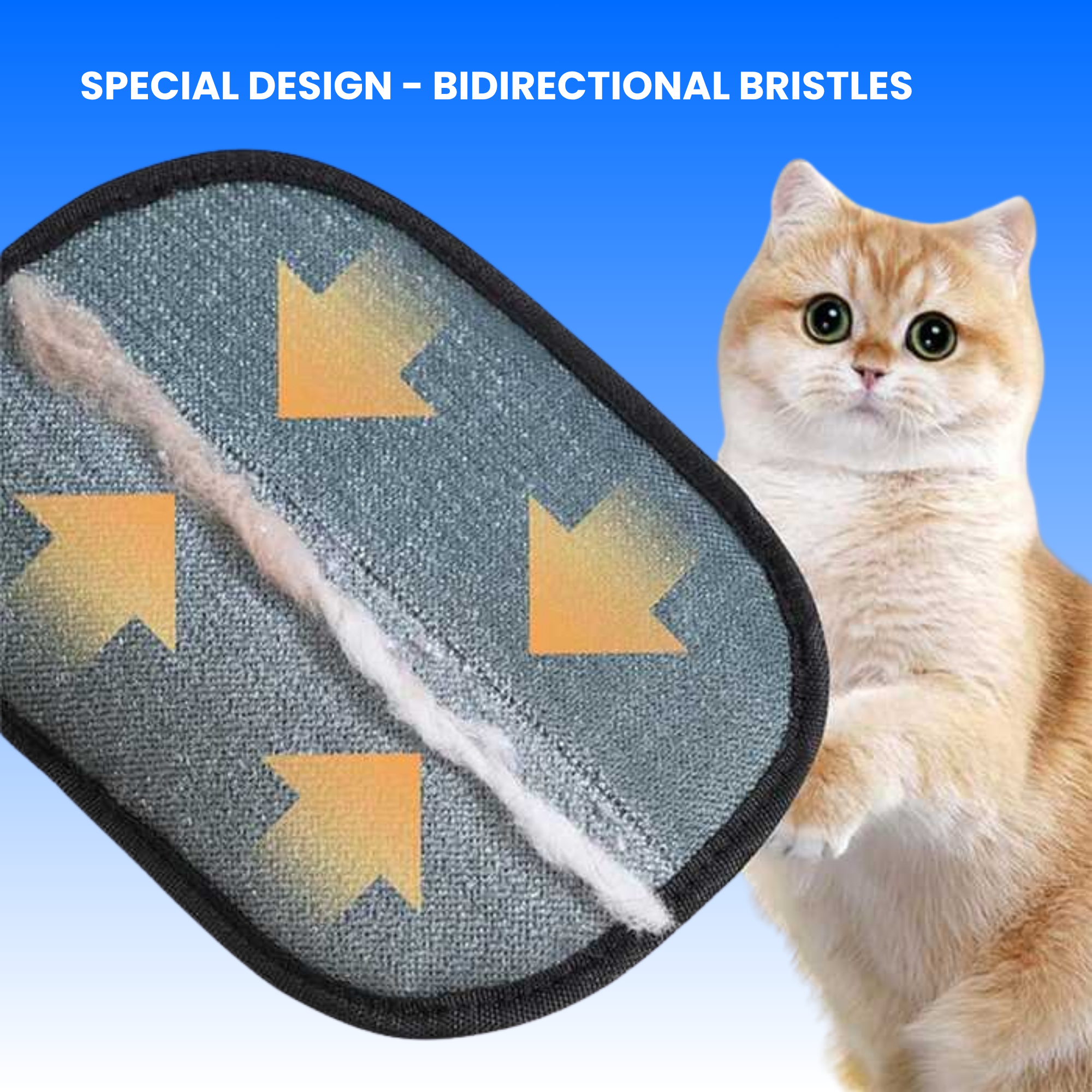 The MrBrushy™ - Pet Hair Removal Gloves Buy 1 Get 1 Free